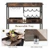 Buffet Serving Cart | Wine Rack