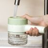 Handheld Electric Vegetable Chopper | 4-in-1