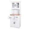 White Wooden | Pantry Storage Cabinet