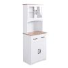 White Wooden | Pantry Storage Cabinet