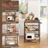 Industrial Bar Cart | Detachable Tray