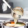 2-in-1 Soup Ladle & Strainer | Stainless Steel