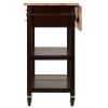 Winsome Wood | Drop Leaf Kitchen Cart