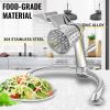 Zinc Alloy Mandoline | VEVOR Rotary Cheese Grater