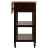 Winsome Wood | Drop Leaf Kitchen Cart