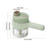 Handheld Electric Vegetable Chopper | 4-in-1