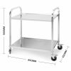 SOGA Stainless Steel Kitchen Trolley | 2-Tier