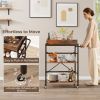 Industrial Bar Cart | Detachable Tray