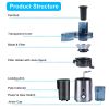 Electric Juicer for Fruits Vegetables | 2-Speed