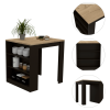 Elkins Kitchen Island | 3-Drawer
