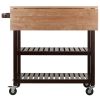 Winsome Wood | Drop Leaf Kitchen Cart