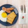 Dinner Napkins | Rose Design