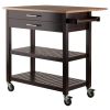 Winsome Wood | Drop Leaf Kitchen Cart