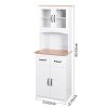 White Wooden | Pantry Storage Cabinet