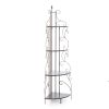 Ornate 4-Tier Metal Corner Bakers Rack | Decorative Kitchen & Dining Shelf