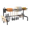 Space-Saving | 2-Tier Steel Over-the-Sink Dish Drying Rack