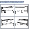 Space-Saving | 2-Tier Steel Over-the-Sink Dish Drying Rack