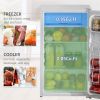 3.2 Cu.Ft Compact Mini Fridge with Freezer | White