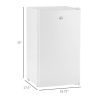 3.2 Cu.Ft Compact Mini Fridge with Freezer | White