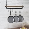 Rustic Ceiling-Mounted | Hanging Pot Rack