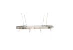 Oval Ceiling-Mounted Hanging  Rack | For Pots & Pans