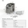 Electric Ice Maker for Home | Countertop Convenience with Scoop