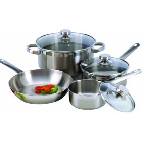 7-Piece 18/10 Stainless Steel Cookware Set