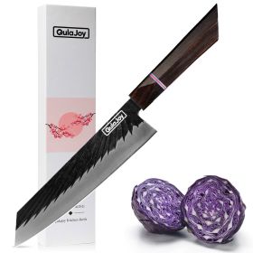 QulaJoy Chef Knife | Ebony Handle (Option: Kiritsuke)