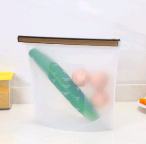 Vacuum Seal Storage Bag | Silicone (Option: White-1500ml)