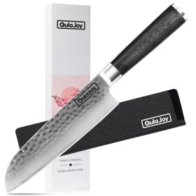 QulaJoy 7" Santoku Knife | 67-Layer Damascus (Option: Santoku)