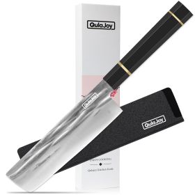 QulaJoy Chef Knife | Octagonal Handle (Option: Nakiri)