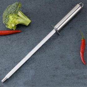 Carbon Steel Honing Rod | Kitchen Knife Sharpener (Option: 30x3.5cm)