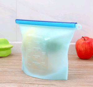Vacuum Seal Storage Bag | Silicone (Option: Blue-1000ml)