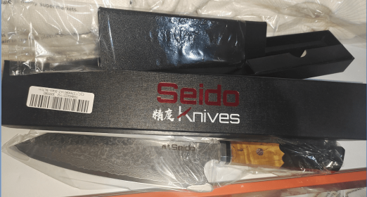 Japanese Chef’s Knife | Damascus Steel Blade (Option: Black-34.7cm)