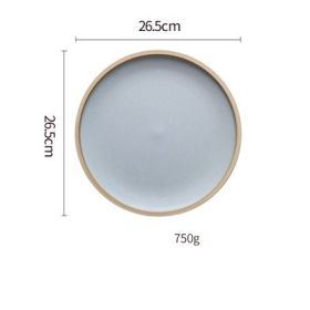 Ceramic Plate | Pure Color Matte (Option: 6 Style)