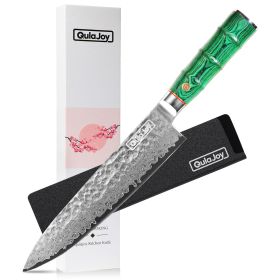 8-Inch Japanese Chef Knife | QulaJoy (Color: Green)