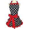 Retro Polka Dot Apron | Adjustable & Functional