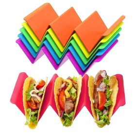 Colorful Taco Holder Stands | Set of 6 (Color: 1pc Blue)