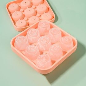 Silicone Ice Mold | Rose (Material: Food Grade Silicone, Color: Pink)