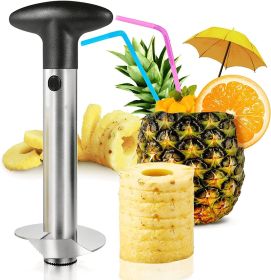 Pineapple Corer Remover | Easy Twist Slicer (Color: Black)