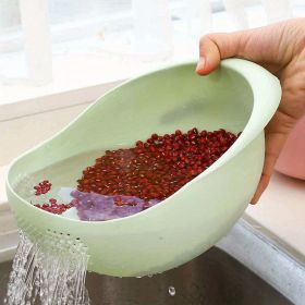 Washing Basket Basin | Efficient Draining (Color: Nordic Green)