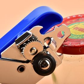 Multifunctional Can Opener | Stainless Steel (Color: Blue)