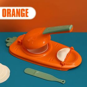 Dough Press | Dumpling Maker (Color: Orange, size: 1PCS)
