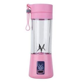 USB Portable Blender | Smoothie & Juice Maker (Color: Pink)