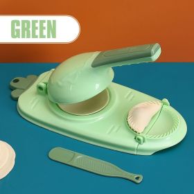 Dough Press | Dumpling Maker (Color: Green, size: 2PCS)