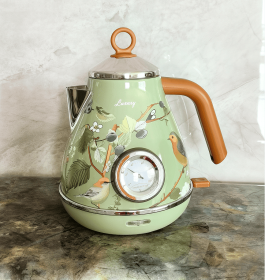 Retro Floral Electric Kettle | 1.7 Qt (PS3013Ta: PS3013Ta)