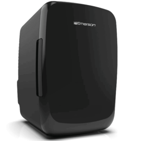 Emerson Cooler | Portable Mini Fridge (Color: Black)