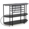 Wine Bar Cabinet | Storage Shelves