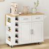 Kitchen Island Cart | Multi-Functional