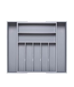 Expandable Drawer Organizer | Flatware (Color: Gray)